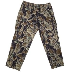 Master Sportsman Camo Hunting Pants Men's 40x31 Adjustable‎ Waist Outdoor Leaf